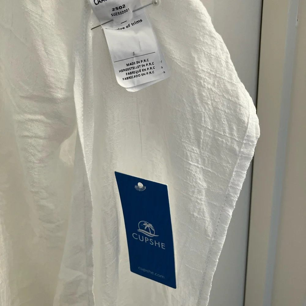 Cupshe White Swim Coverup - Picture 6 of 6